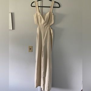 Altar’d State Alize cut out linen jumpsuit, s
